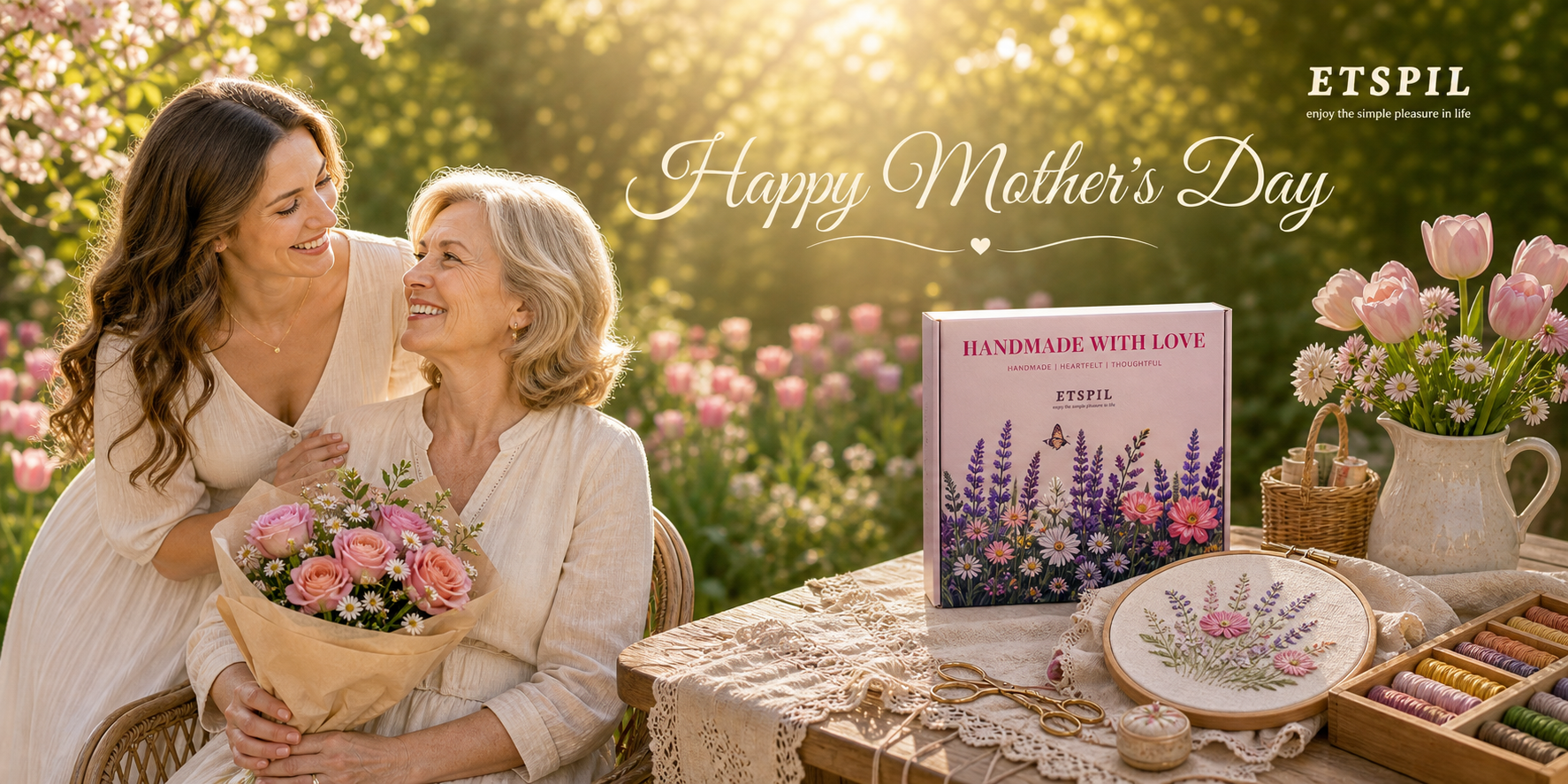 ETSPIL Mother's Day campaign banner.
