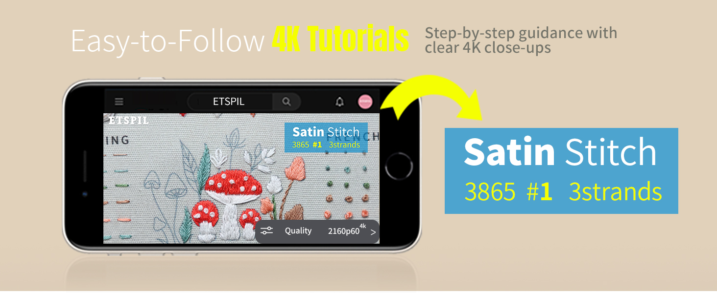 ETSPIL 4K video tutorial support banner.